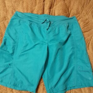 Columbia Men's XL Teal Omni Shade Shorts